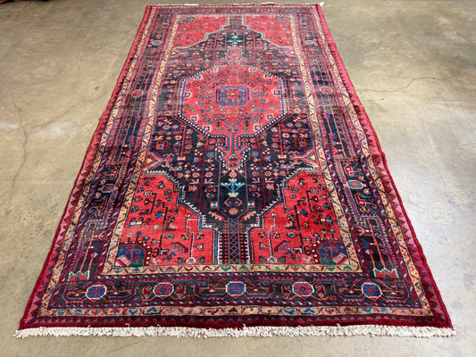 Hand-Knotted Persian Tuyserkan Rug - 5’x9’5”