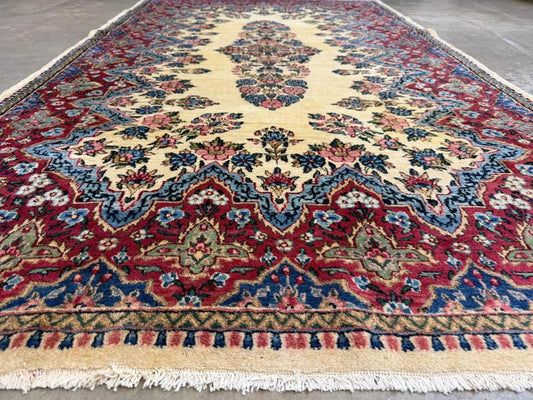 4’2”x7’2” Handmade Kerman Rug