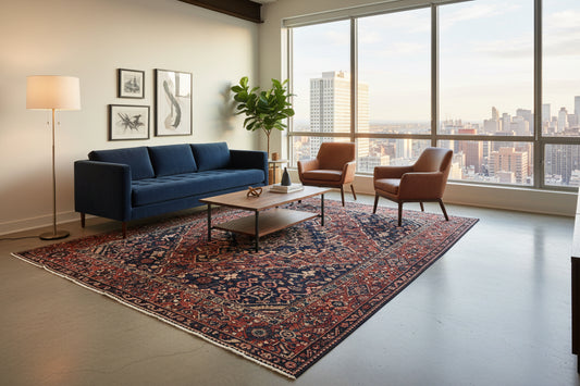 Hand-Knotted Persian Bakhtiari Rug - 10’3”x12’4”