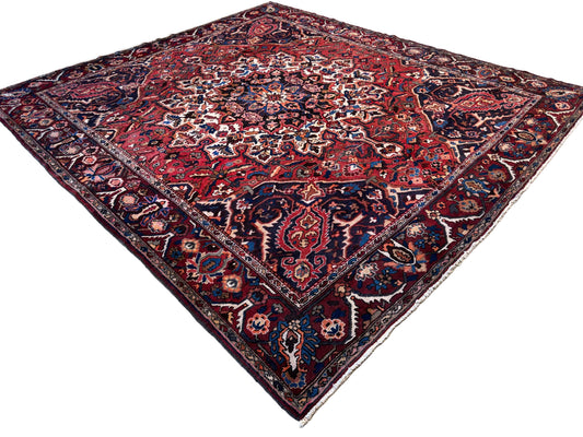Hand-Knotted Persian Bakhtiari Rug - 11’4”x12’7”