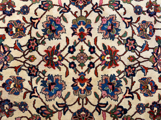 Hand-Knotted Persian Mashad Rug - 9’6”x12’5”