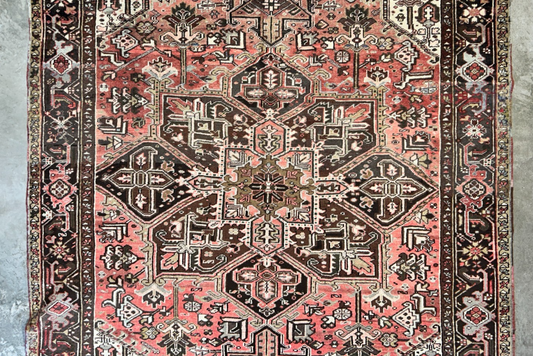 8'5"x11'10" Hand-Knotted 100% Wool Pile Herize Rug
