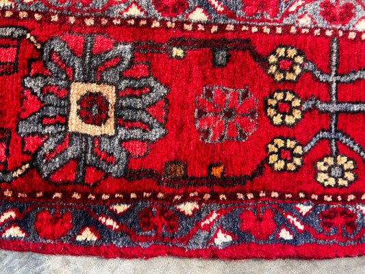 5'0" x 9'11" Hand-Knotted 100% Wool Pile Nahavande Area Rug - Carpet