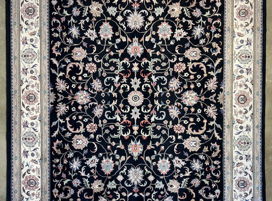 9'x12' Hand-Knotted 100% Lamb Wool Pile Oriental Rug