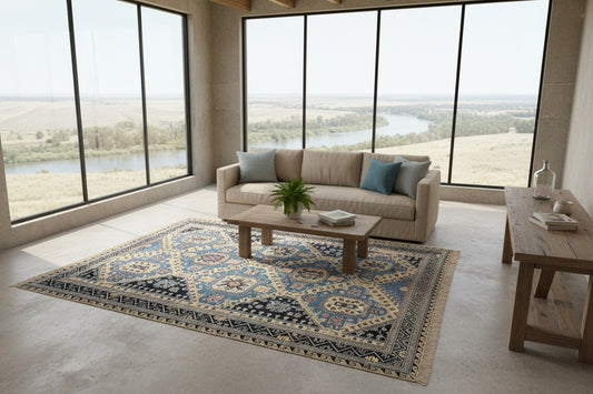 Antique Flatweave Soumak Rug - 8’6”x10’