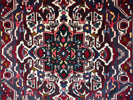 Hand-Knotted Persian Bakhtiari Rug - 6'10"x10'3"