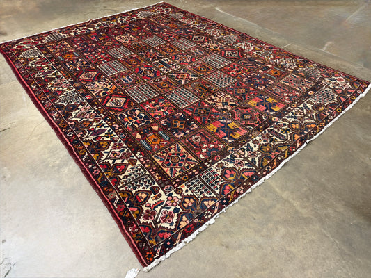 Hand-Knotted Persian Bakhtiari Rug - 9’8”x12’4”