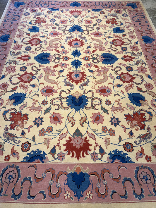 Hand-Knotted Romanian Rug - 7’10”x10’2”