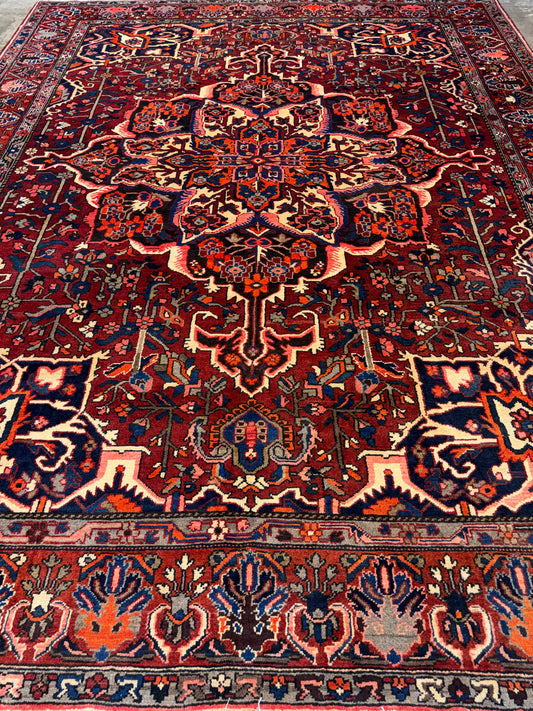 10’2”x13’ Hand-Knotted Persian Bakhtiari Area Rug