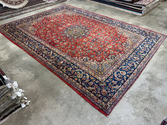 Hand-Knotted Persian Isfahan Rug - 10’3”x14’2”