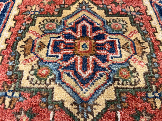 Hand-Knotted IndoHeriz Rug - 2’x3’