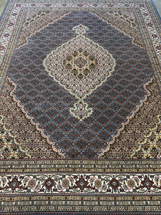 8’x10’ Hand-Knotted Wool IndoMahi Tabriz Area Rug