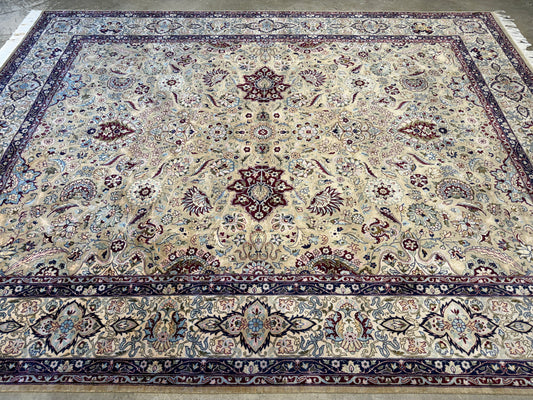 8’x10’5” Hand-Knotted Wool PakPersian Area Rug