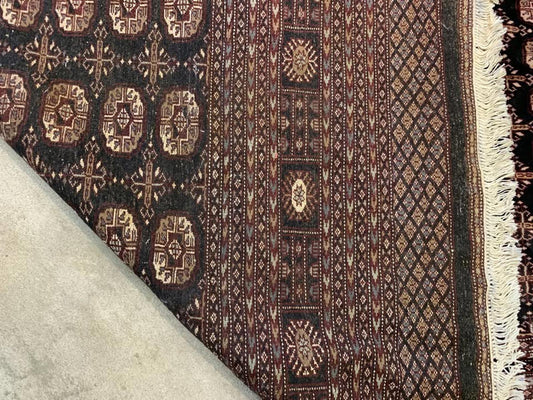 10'2"x13'3" Handmade 100% Wool Bokhara Rug