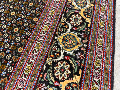 Hand-Knotted Persian Tabriz Mahi Rug - 5'x6'8"