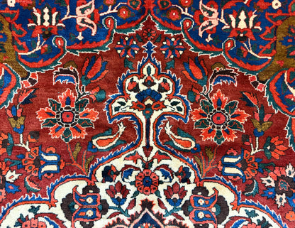 Hand-Knotted Persian Bakhtiari Rug - 8’8”x12’2”