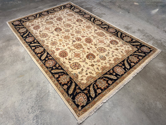 Hand-Knotted Pishawar Rug - 5’8”x8’3”