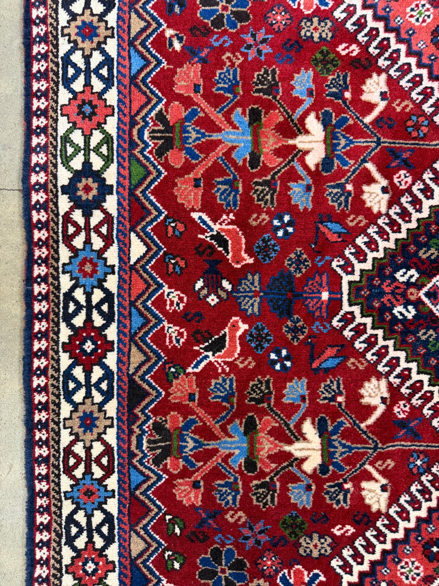 Hand-Knotted Antique Yalameh Runner - 3’4”x9’8”