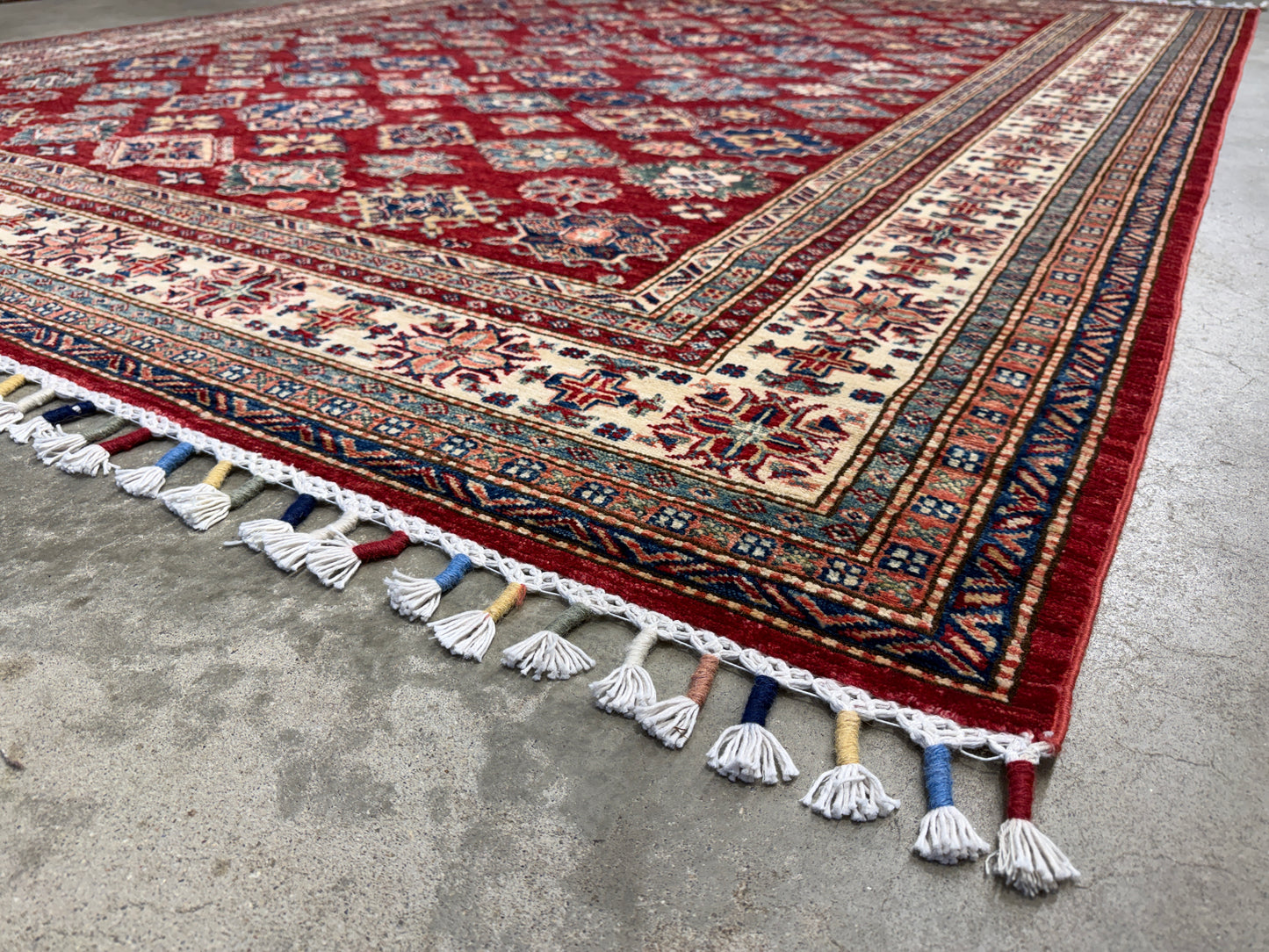 Hand-Knotted Kazak Rug - 8’x9’6”