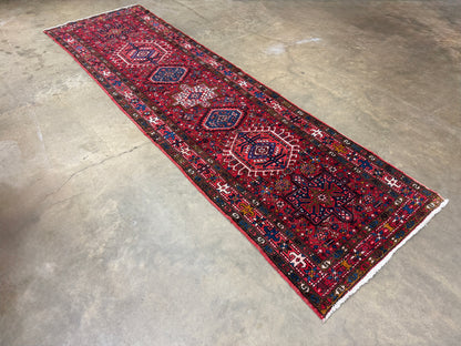 Hand-Knotted Karaja Runner - 3’4”x11’7”