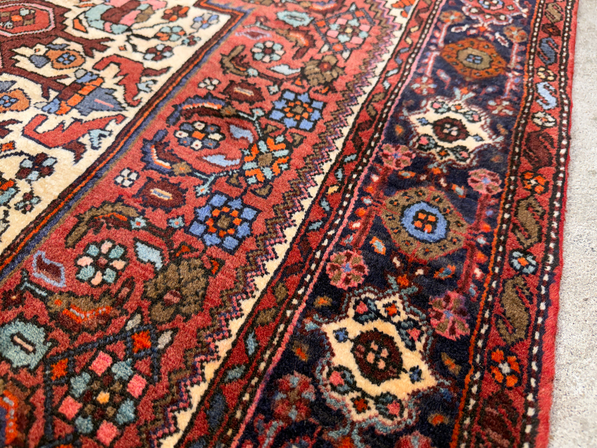 Hand-Knotted Persian Bidjar Gholtogh Rug - 4'3"x6'6"