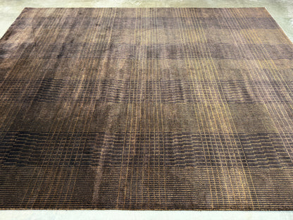 Hand-Knotted Contemporary Rug - 7’11”x10’