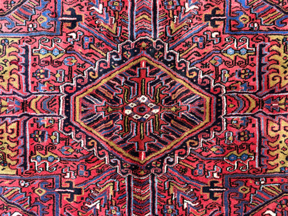 Hand-Knotted Persian Heriz Rug - 10’2”x12’11”