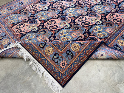 7’10”x10’2” Hand-Knotted Fine Romanian Area Rug