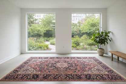 Hand-knotted Persian Heriz Rug - 8’x11’3”