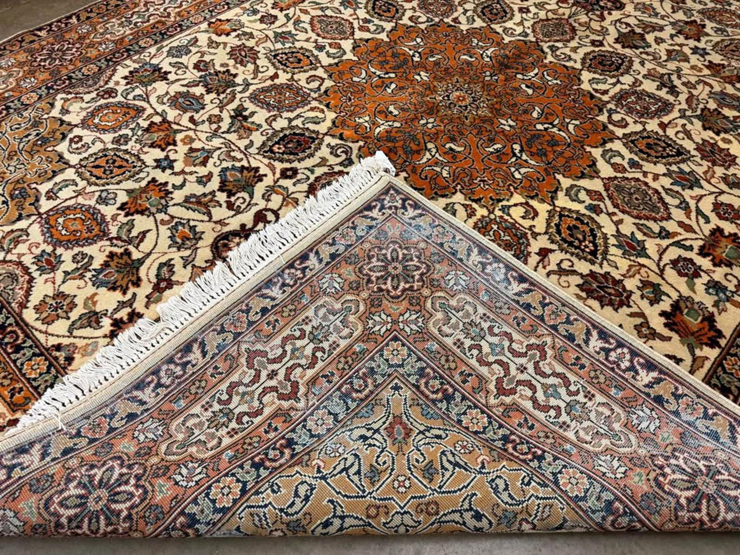 7’10”x9’10” Handmade Tabriz Rug- Signed