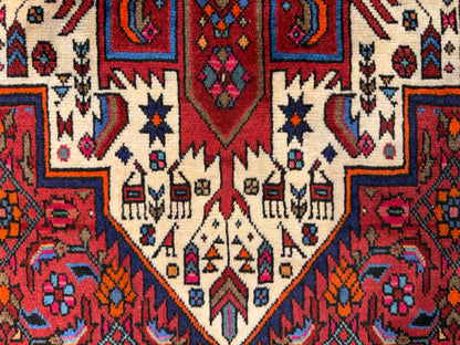 Hand-Knotted Persian Bidjar Gholtogh Rug - 4'x6'7"