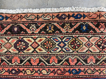 Hand-Knotted Persian Senneh Rug - 5’X9’9”