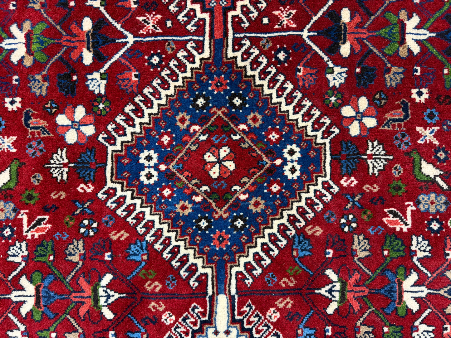 Hand-Knotted Antique Yalameh Runner - 3’4”x9’8”