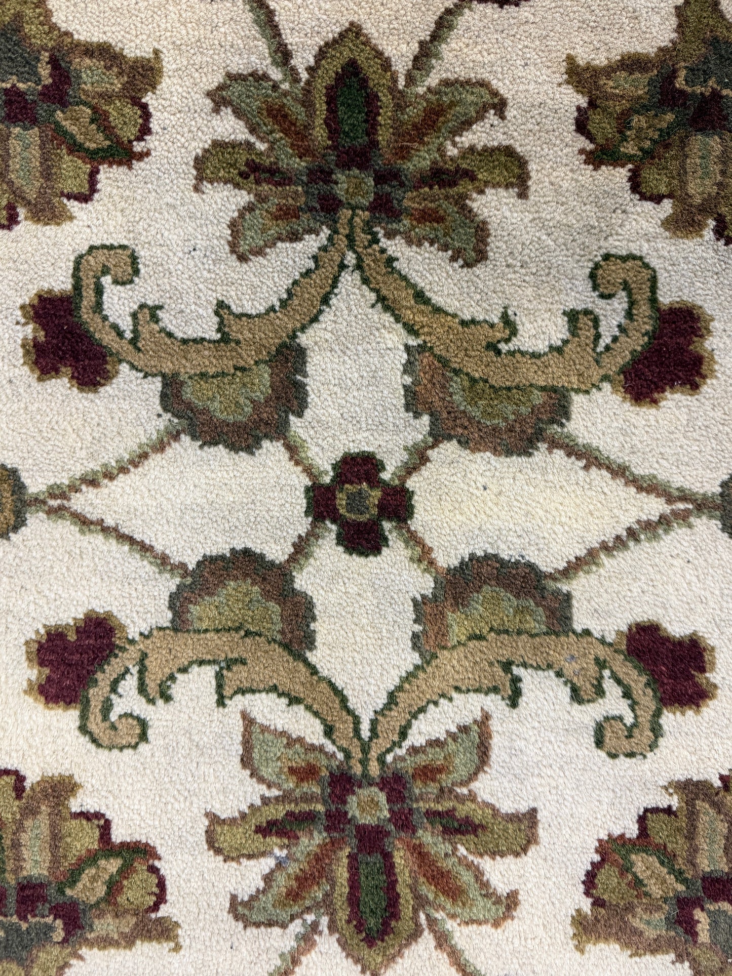 8’ Diameter Hand-Knotted Wool Indian Round Oriental Rug - 8x8 Handmade Carpet