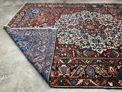 9’10”x13’10” Hand-Knotted Persian Bakhtiari Area Rug