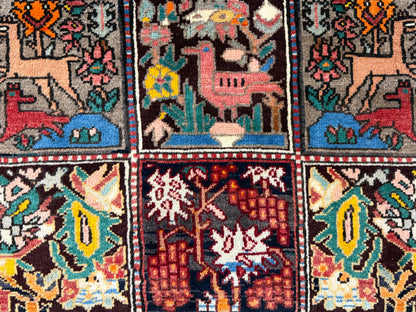 Hand-Knotted Persian Bakhtiari Rug - 5’5”x10’8”