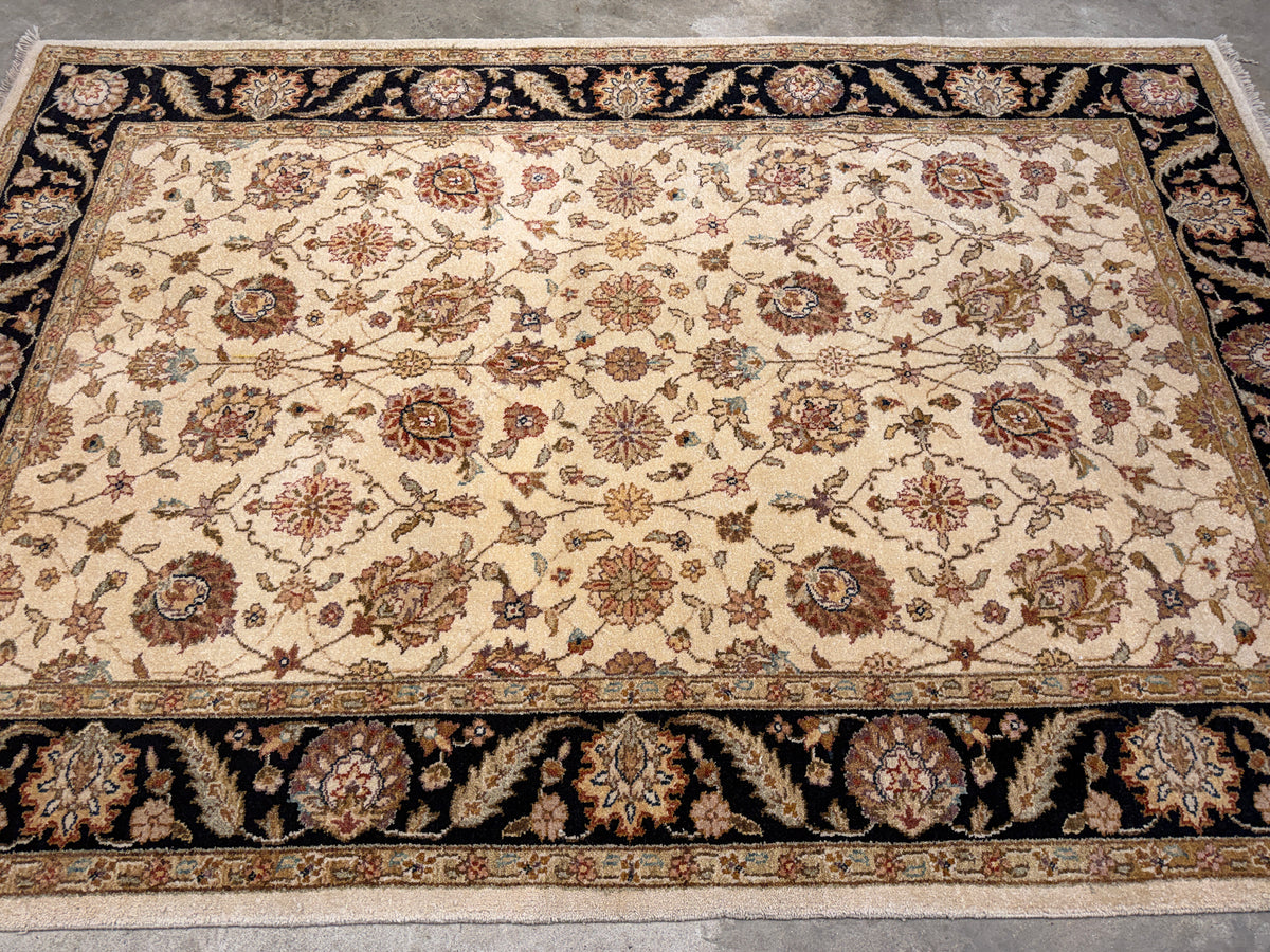 Hand-Knotted Pishawar Rug - 5’8”x8’3”