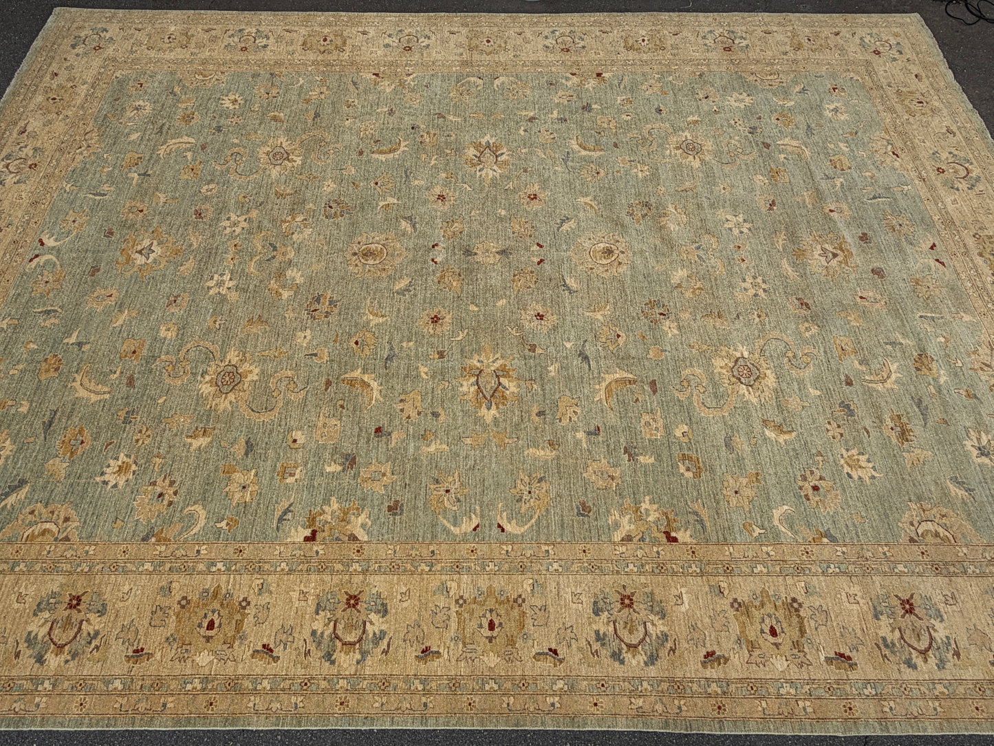 Hand-Knotted Oushak Rug - 13’x17’9”