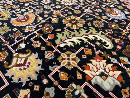 8’1”x10’ Hand-Knotted Fine Wool & Silk Herize Area Rug - Handmade Carpet 8x10