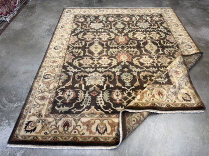 8’x10’ Hand-Knotted Wool Oushak Oriental Area Rug