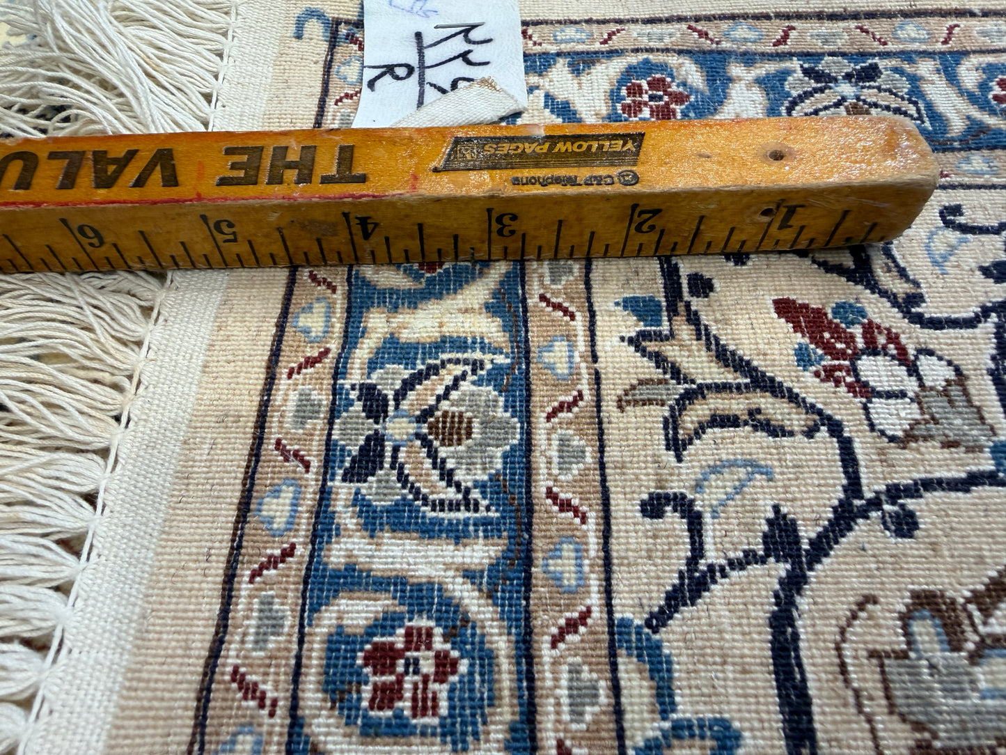 Hand-Knotted Persian Nain 6 La Rug - 4’4”x7’2”