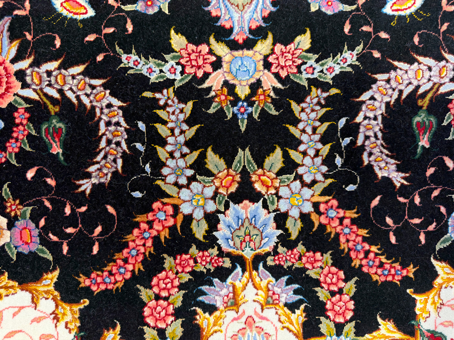 Hand-Knotted 80 Raj Persian Tabriz Rug - Signed Benam - 9’8”x13’8”