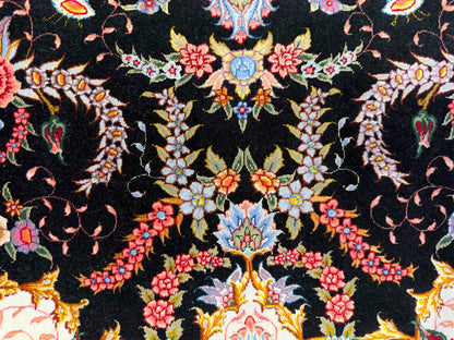 Hand-Knotted 80 Raj Persian Tabriz Rug - Signed Benam - 9’8”x13’8”