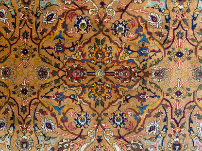 Hand-Knotted Persian Kashan Rug - 9’9”x14’5”