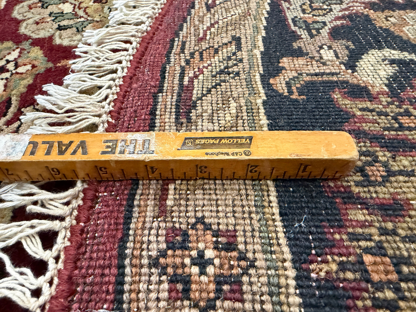 9’ Diameter Hand-Knotted Wool Indian Round Oriental Rug - 9x9 Handmade Carpet