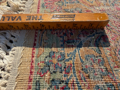 9’10”x17’6” Antique Hand-Knotted Lavar Kerman Persian Area Rug