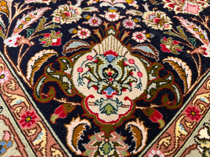 11’6”x16’3” Hand-Knotted Very Fine Wool Persian Tabriz Area Rug 60 Raj