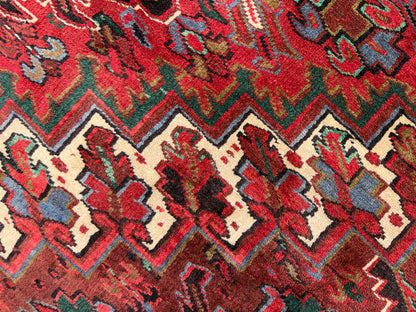 10’1”x12’6” Hand-Knotted Persian Heriz Area Rug