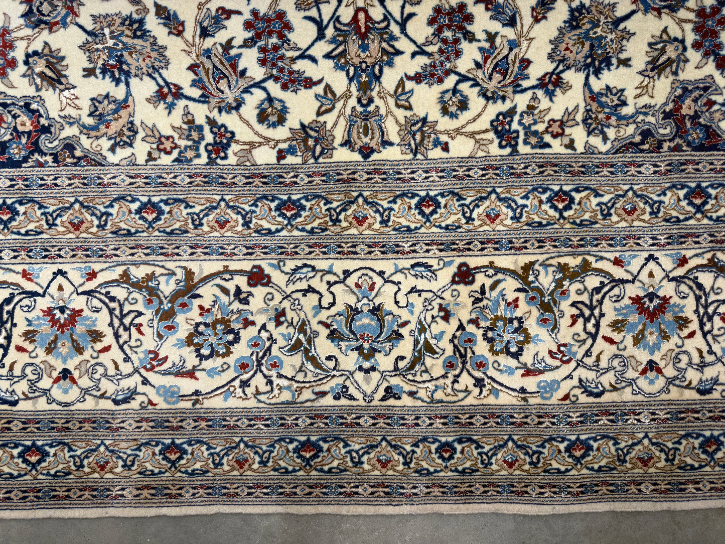 Hand-Knotted 4 La Persian Nain Rug - 10'3"x14'1"
