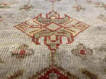 8’4”x10’ Hand-Knotted Wool Oushak All-over Area Rug